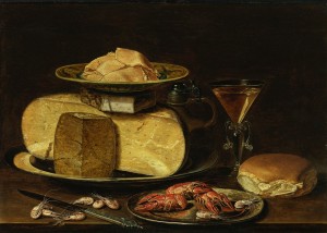 Still Life With Cheese Stack And Crayfish _OSG